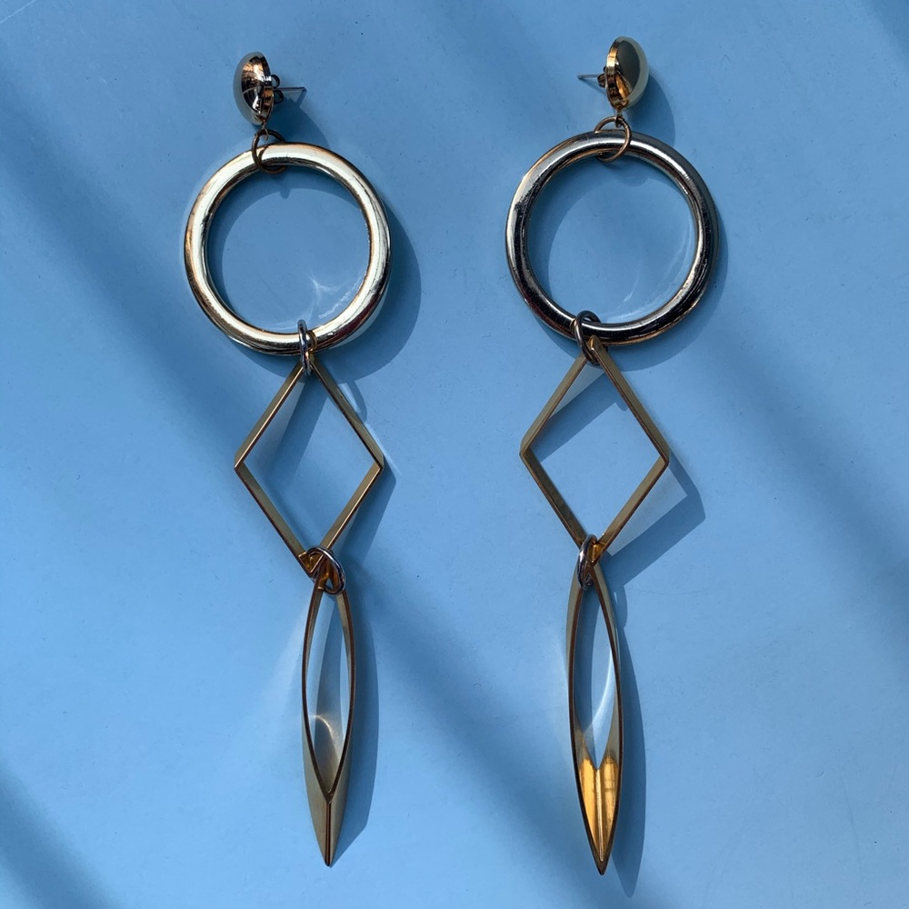 Laruicci oversized earrings metal